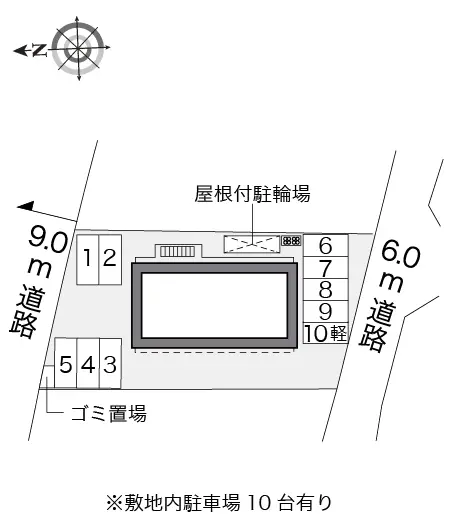 ★手数料０円★神戸市西区水谷２丁目 月極駐車場